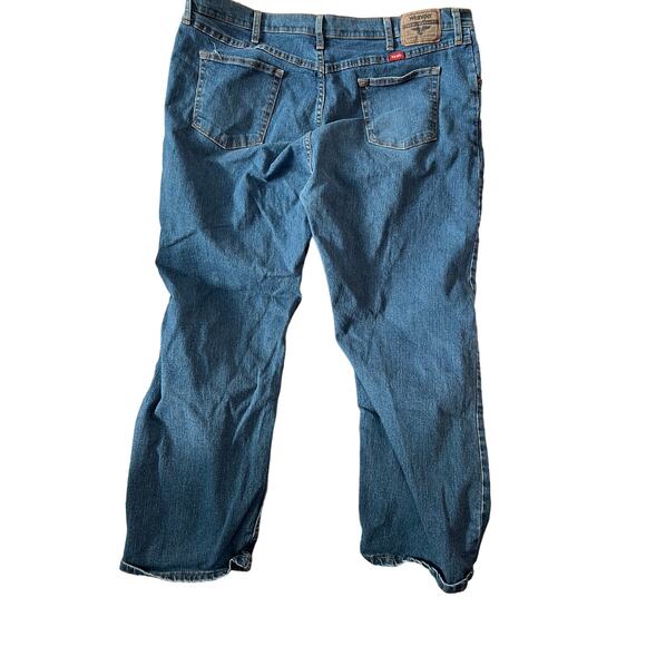 Wrangler Classic Straight Blue Jeans Mens 40x30 - Picture 2 of 3